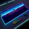 Luminous RGB LED Mouse Pad – Large Gaming Desk Pad with Waterproof Surface