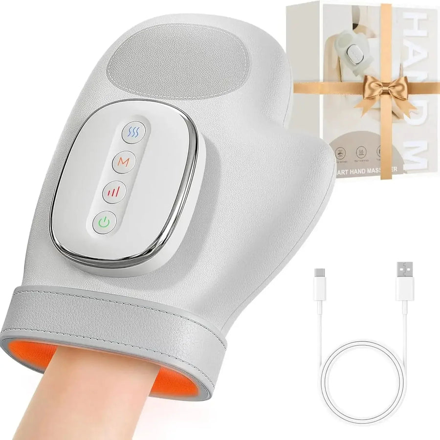 Cordless Hand Massager with Heat & Air Compression – Relief for Arthritis, Carpal Tunnel & Hand Fatigue