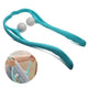 Dual Pressure Point Neck & Shoulder Massager – 4-Knob Trigger Point Tool for Instant Pain & Tension Relief