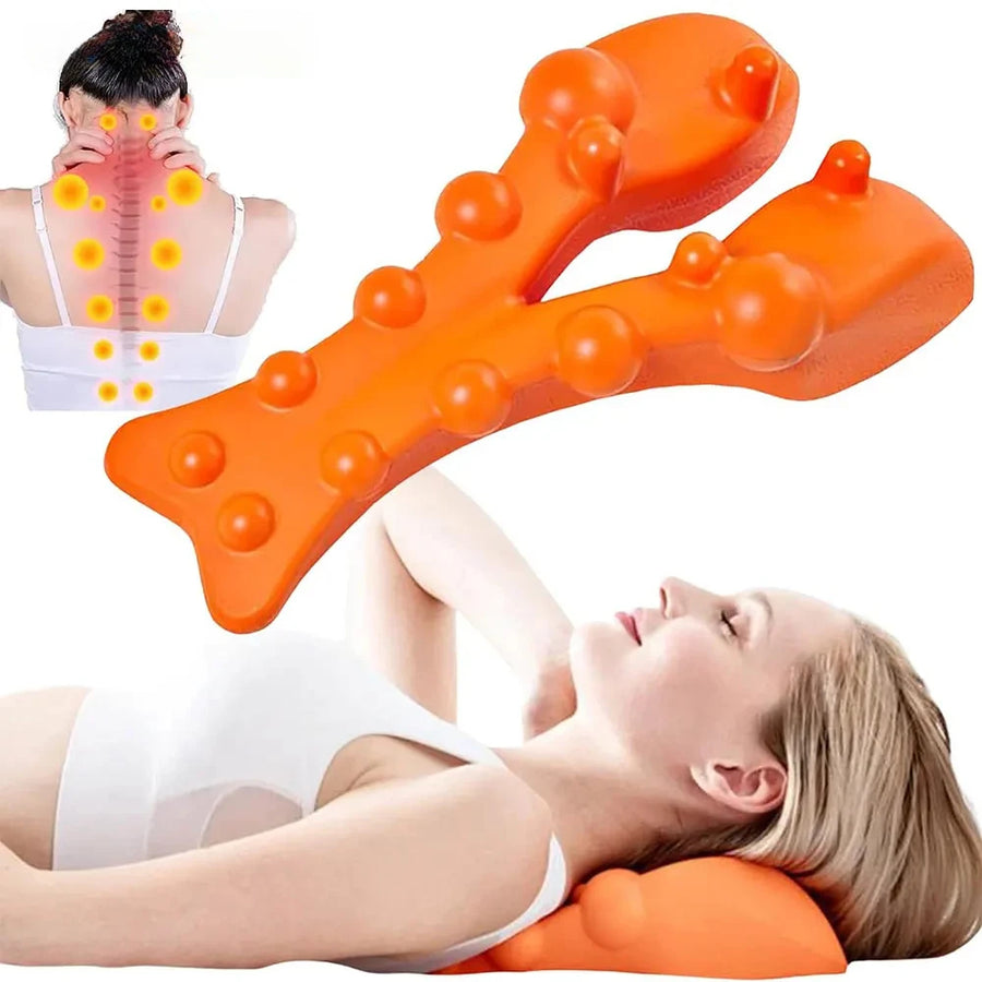 Cervical & Lumbar Trigger Point Massager – Neck Stretcher for Traction, Posture Correction & Pain Relief