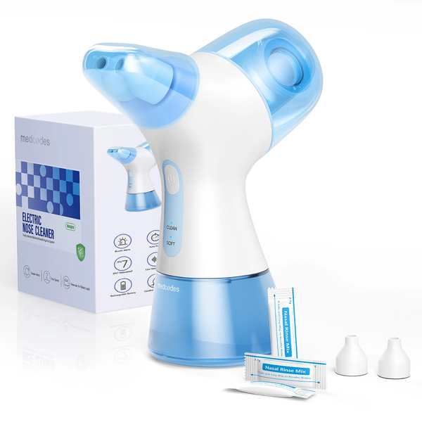 SenYork Electric Nasal Irrigator – Sinus Rinse Machine with Adjustable Pressure & Self-Cleaning