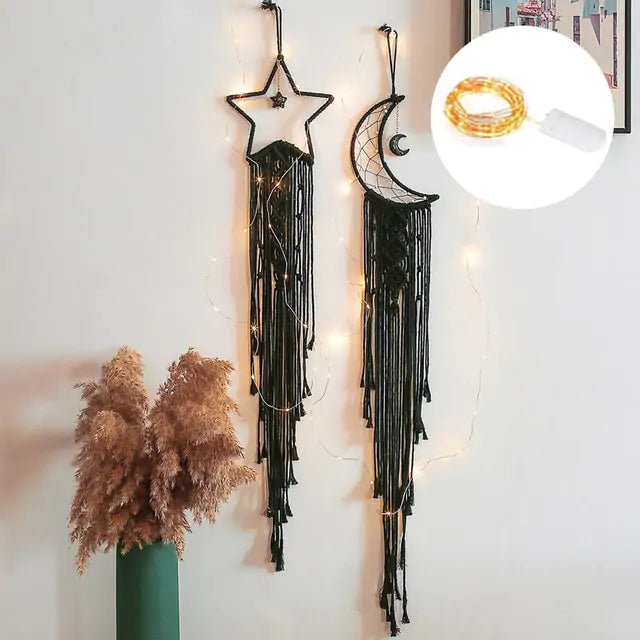 Angel Wings Woven Wall Hanging Decor – Boho Nursery & Home Decoration