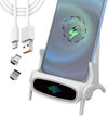 2-in-1 Wireless Phone Charger & Chair Sound Amplifier – Qi Compatible for Movies & Gaming