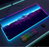 Luminous RGB LED Mouse Pad – Large Gaming Desk Pad with Waterproof Surface
