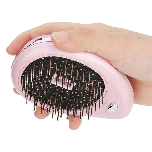 Anti-Static Ionic Vibrating Hair Brush with Scalp Massager