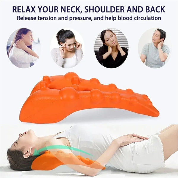 Cervical & Lumbar Trigger Point Massager – Neck Stretcher for Traction, Posture Correction & Pain Relief