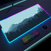 Luminous RGB LED Mouse Pad – Large Gaming Desk Pad with Waterproof Surface