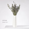 Modern Minimalist White Hemp Rope Ceramic Vase – Scandinavian & Boho Home Decor