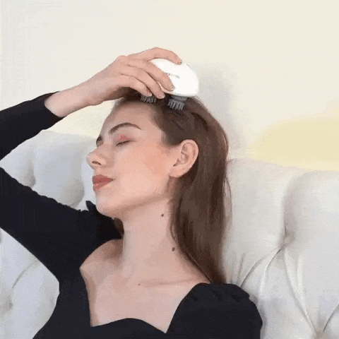 Electric Scalp & Pet Massager – Handheld Head Massager for Stress Relief, Hair Growth & Cat Grooming