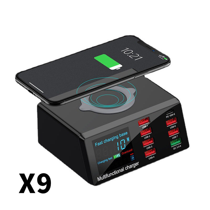 Multi-Function Fast Wireless Charger – Charge Phone, Earbuds & Smartwatch Simultaneously