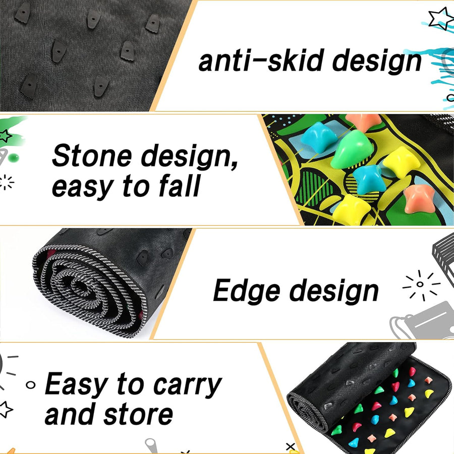SenYork Acupressure Foot Massage Mat – Reflexology Pain Relief & Relaxation Pad