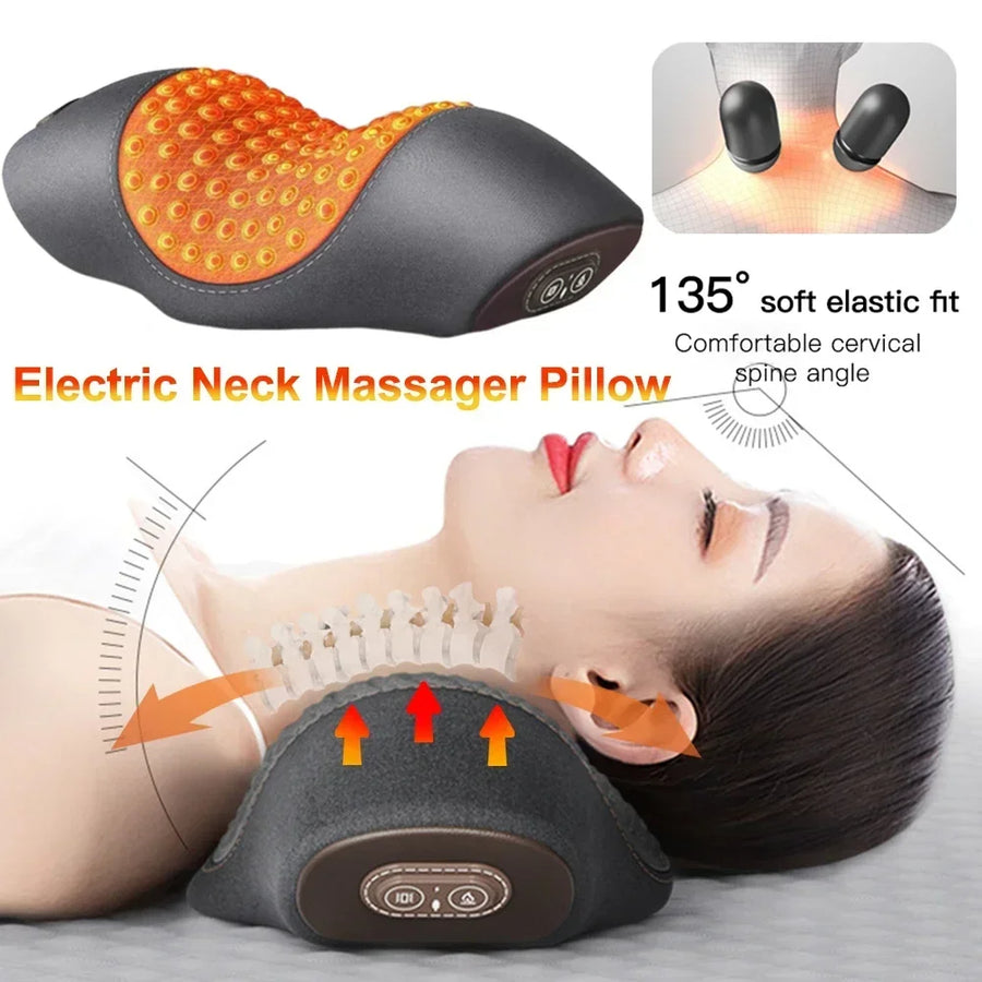 SenYork Electric Neck Massage Pillow – Heating & Vibration Pain Relief