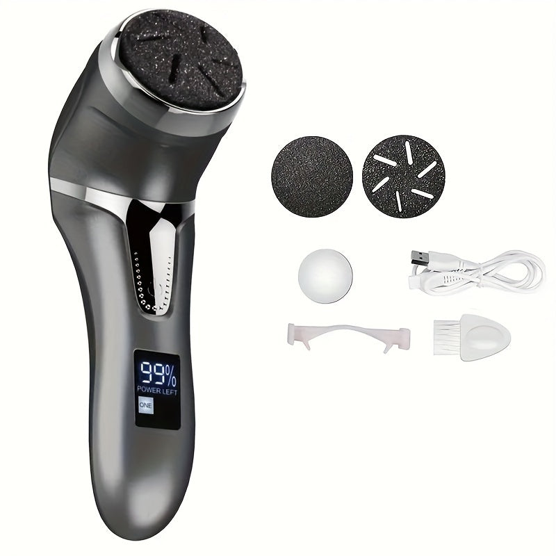 Electric Callus Remover for Feet – Rechargeable, Waterproof Pedicure Tool for Smooth Heels
