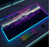 Luminous RGB LED Mouse Pad – Large Gaming Desk Pad with Waterproof Surface