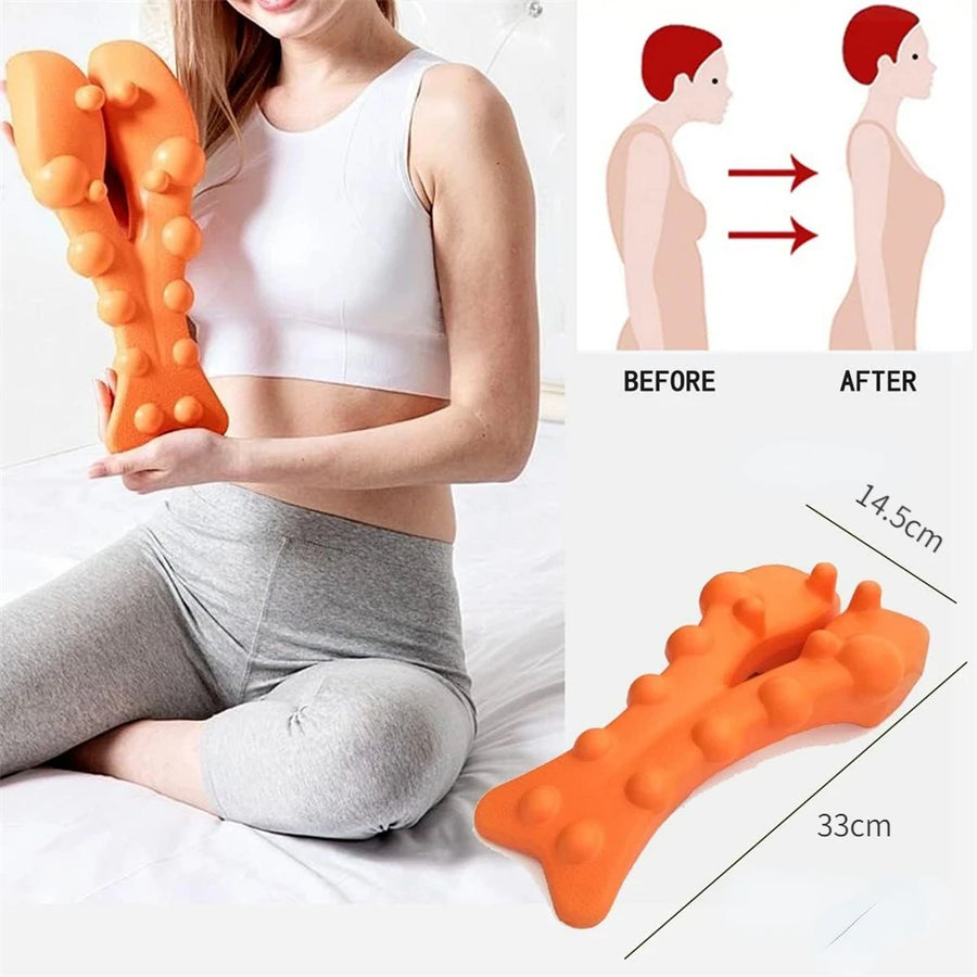 Cervical & Lumbar Trigger Point Massager – Neck Stretcher for Traction, Posture Correction & Pain Relief
