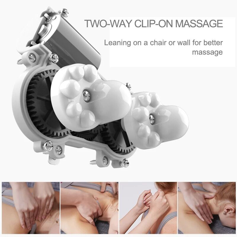U-Shaped Shiatsu Neck Massager Pillow – Electric Kneading Travel Pillow for Neck & Shoulder Pain Relief