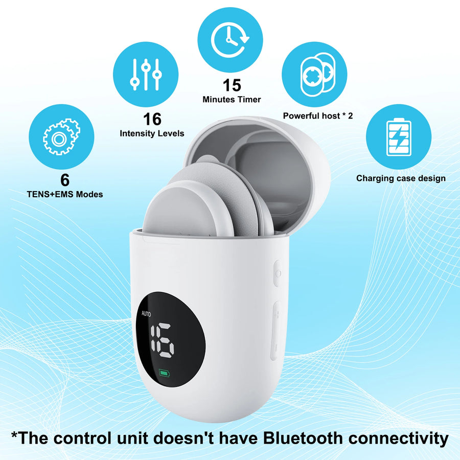 Portable EMS & TENS Pulse Massager – Wireless Pain Relief & Muscle Recovery Device with 16 Intensity Levels