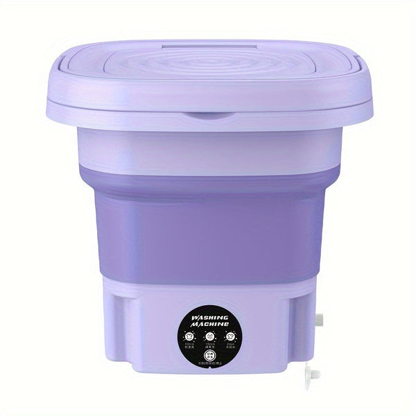 Portable Folding Mini Washing Machine – Compact Laundry for Travel, Dorms & Small Spaces