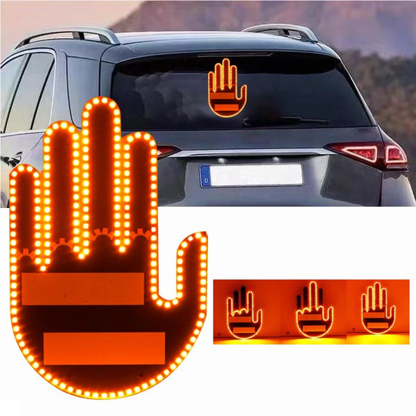 LED Car Finger Light with Remote – Gesture Control, Multi-Mode Interior Ambient Light
