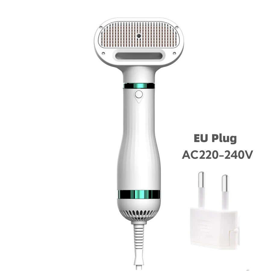 Pet Drying Brush – 2-in-1 Electric Grooming Dryer for Dogs & Cats