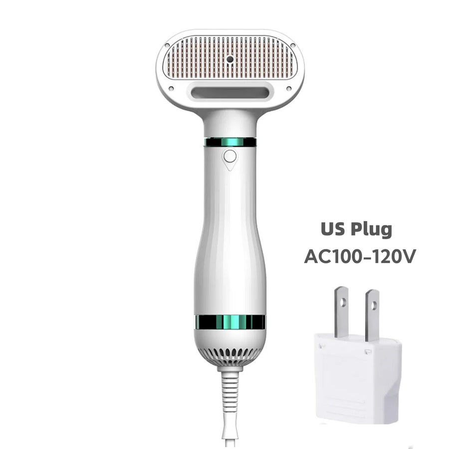 Pet Drying Brush – 2-in-1 Electric Grooming Dryer for Dogs & Cats