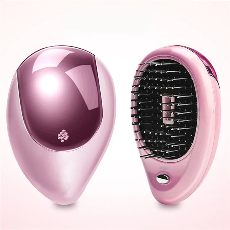 Anti-Static Ionic Vibrating Hair Brush with Scalp Massager