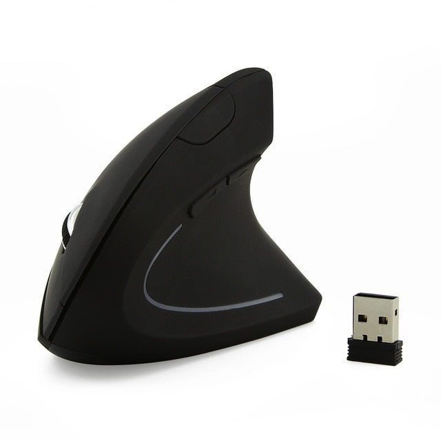 Ergonomic Vertical Mouse – Wireless Rechargeable, Adjustable DPI for Wrist Pain Relief