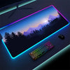 Luminous RGB LED Mouse Pad – Large Gaming Desk Pad with Waterproof Surface