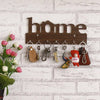Black Metal Key Hanger – Modern Wall-Mounted Key Holder for Entryway & Hallway