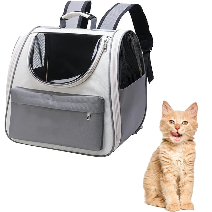 Breathable Portable Cat Outdoor Carrier Bag – Fits Cats 0-7.5kg, Secure & Comfy