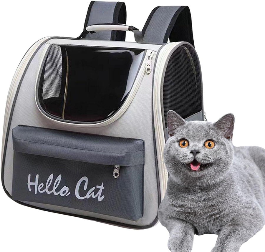 Breathable Portable Cat Outdoor Carrier Bag – Fits Cats 0-7.5kg, Secure & Comfy