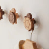 Solid Wood Kitchen Wall Hook – Rustic Multi-Purpose Organizer for Utensils, Towels & More