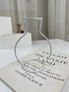 Nordic Style Iron Flower Vase – Minimalist Matte Geometric Vase for Home & Office Decor