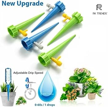 Drip Irrigation Self-Watering Spike – Automatic Plant Waterer for Indoor & Outdoor Plants