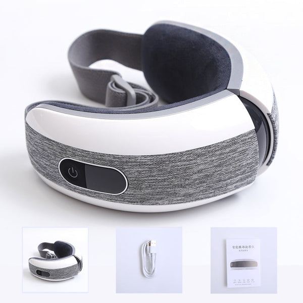 Bluetooth Eye Massager with Hot Pack – Heat Therapy, Air Pressure & Music