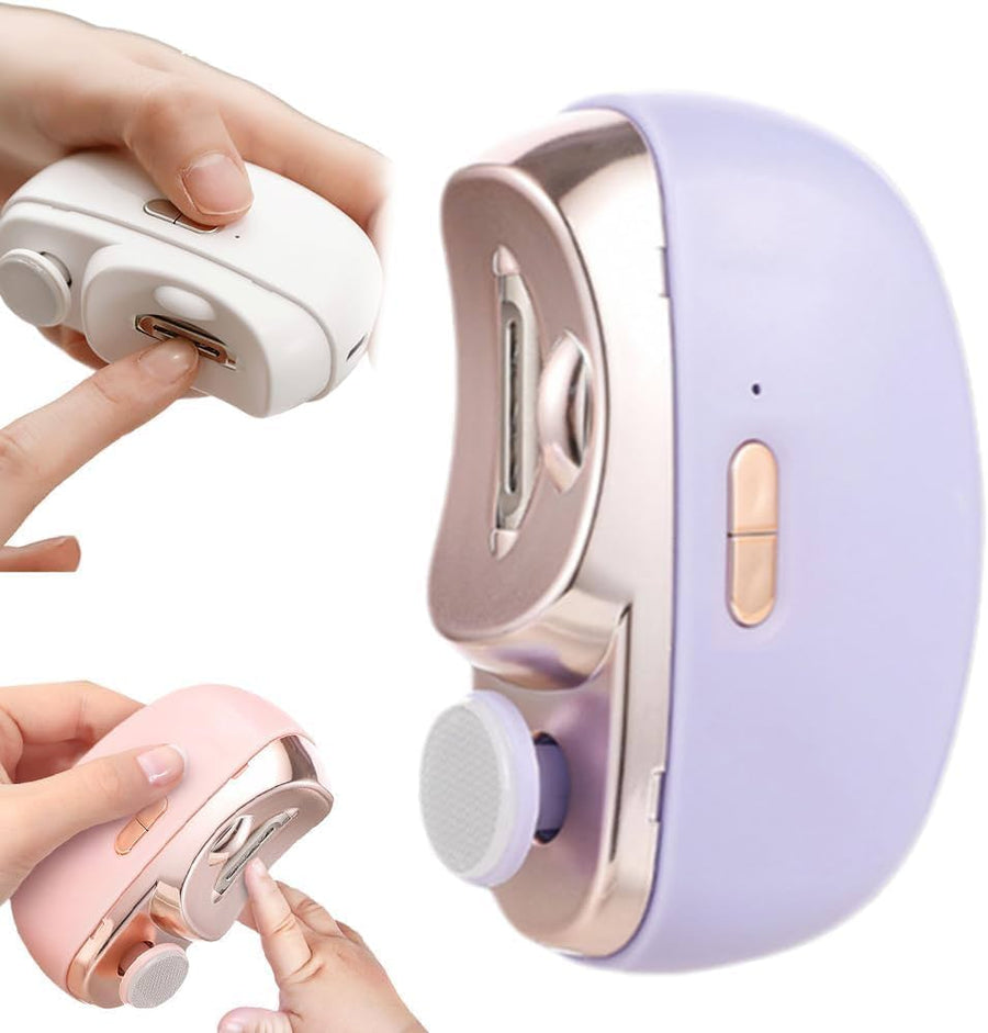 Electric Automatic Nail Clippers – Safe & Quiet for Babies, Adults & Seniors