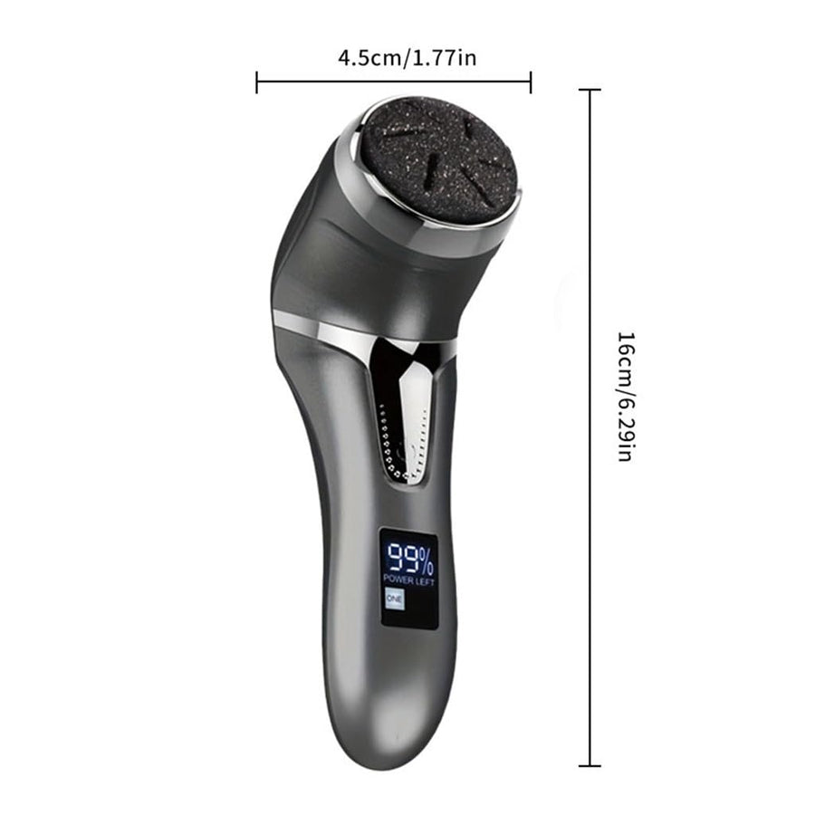 Electric Callus Remover for Feet – Rechargeable, Waterproof Pedicure Tool for Smooth Heels