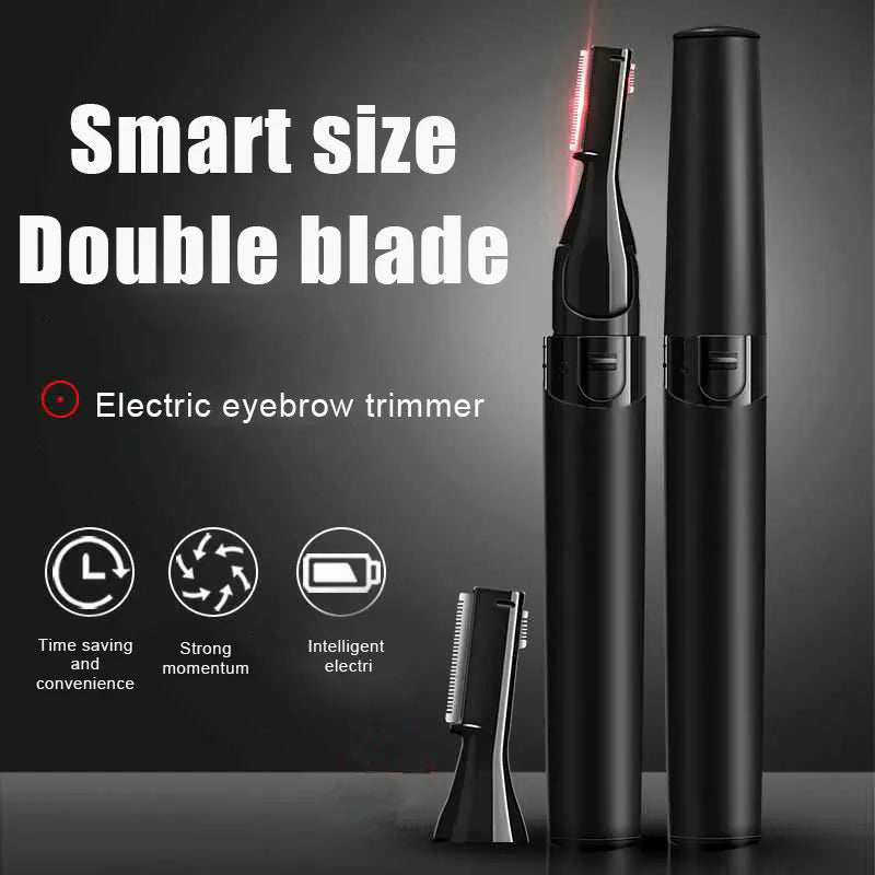 Electric Eyebrow Trimmer – Precision Blade, Painless & Portable for Men & Women