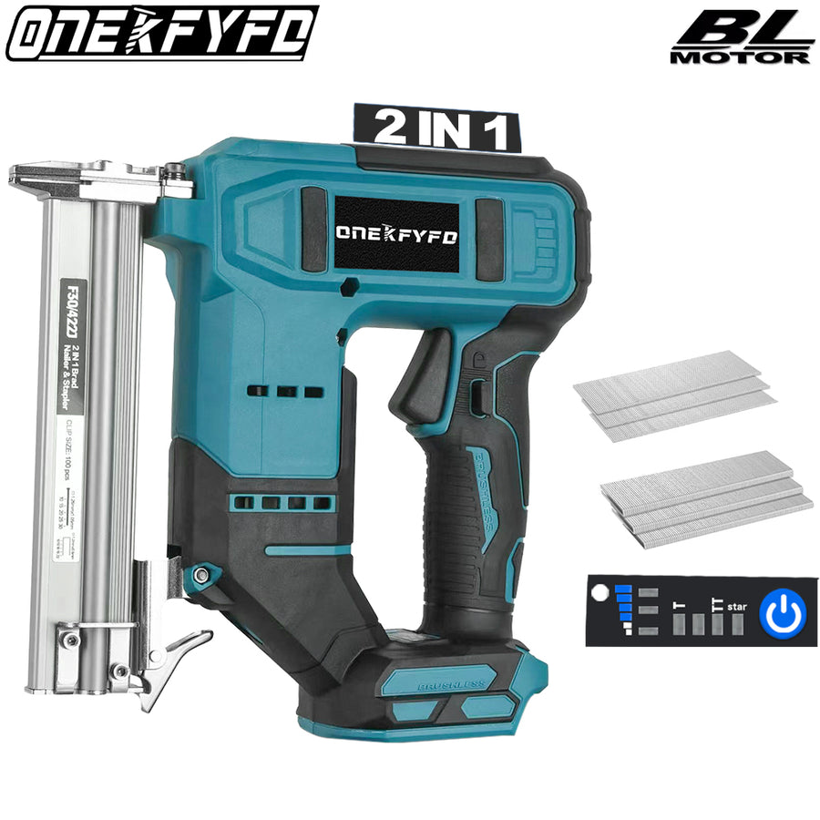 Electric Stapler Nailer for Furniture – 2-in-1 Upholstery & Woodwork Staple Gun