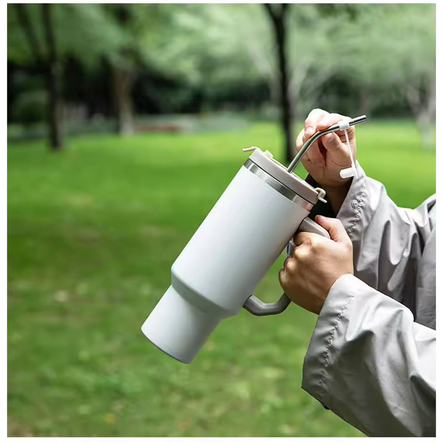 Electroplating Insulated Stainless Steel Tumbler – Hot & Cold 12 Hours, Leak-Proof