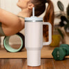 Electroplating Insulated Stainless Steel Tumbler – Hot & Cold 12 Hours, Leak-Proof
