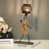 Nordic Metal Candlestick – Minimalist Scandinavian Home Decor for Dining & Shelf
