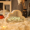 Cloud Tulip Mirror Lamp – Aesthetic LED Night Light for Bedroom & Room Decor