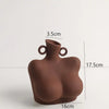 Home Decor Sculpture Ceramic Vase – Artistic Statement Piece for Living Room & Office