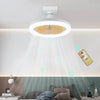 Modern Invisible Ceiling Fan with LED Lamp – Silent, Remote Control for Bedroom & Living Room