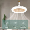 Modern Invisible Ceiling Fan with LED Lamp – Silent, Remote Control for Bedroom & Living Room