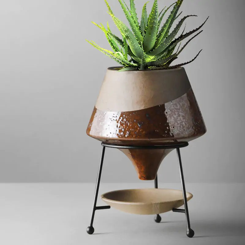 Creative Ceramic Flowerpot – Unique Plant Pot for Indoor & Outdoor Home Decor