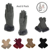 Faux Fur Cuff Smart Touch Winter Gloves – Touchscreen Compatible, Warm & Stylish