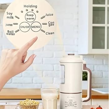 Portable Mini Soy Milk Maker – 23,000 RPM Fresh Soy Milk, Juice & Smoothie Blender