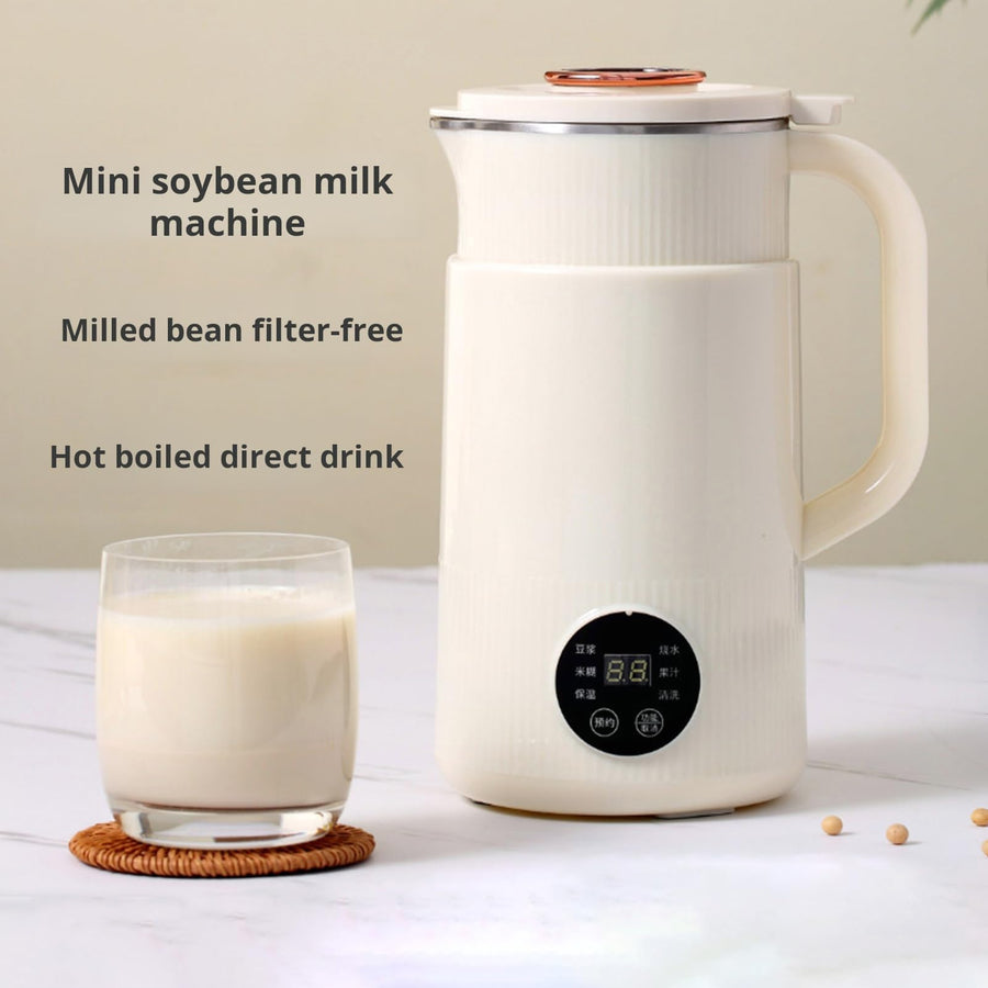 Portable Mini Soy Milk Maker – 23,000 RPM Fresh Soy Milk, Juice & Smoothie Blender